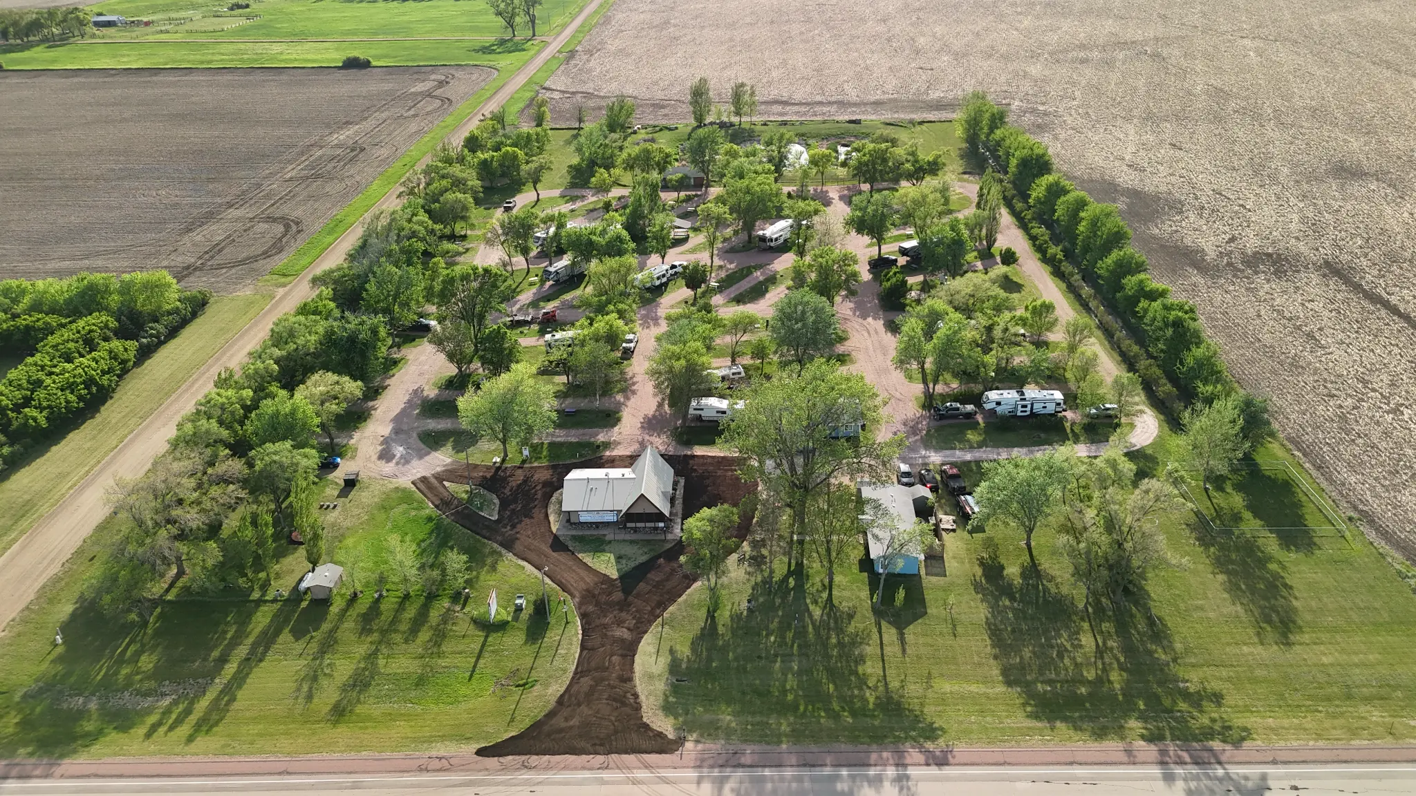 Aerial overview