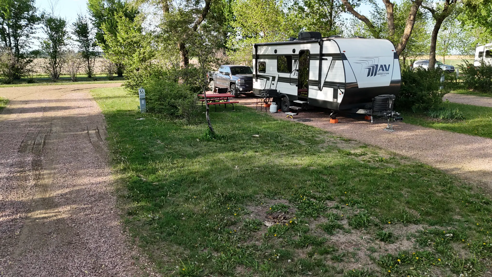 Full hookup area