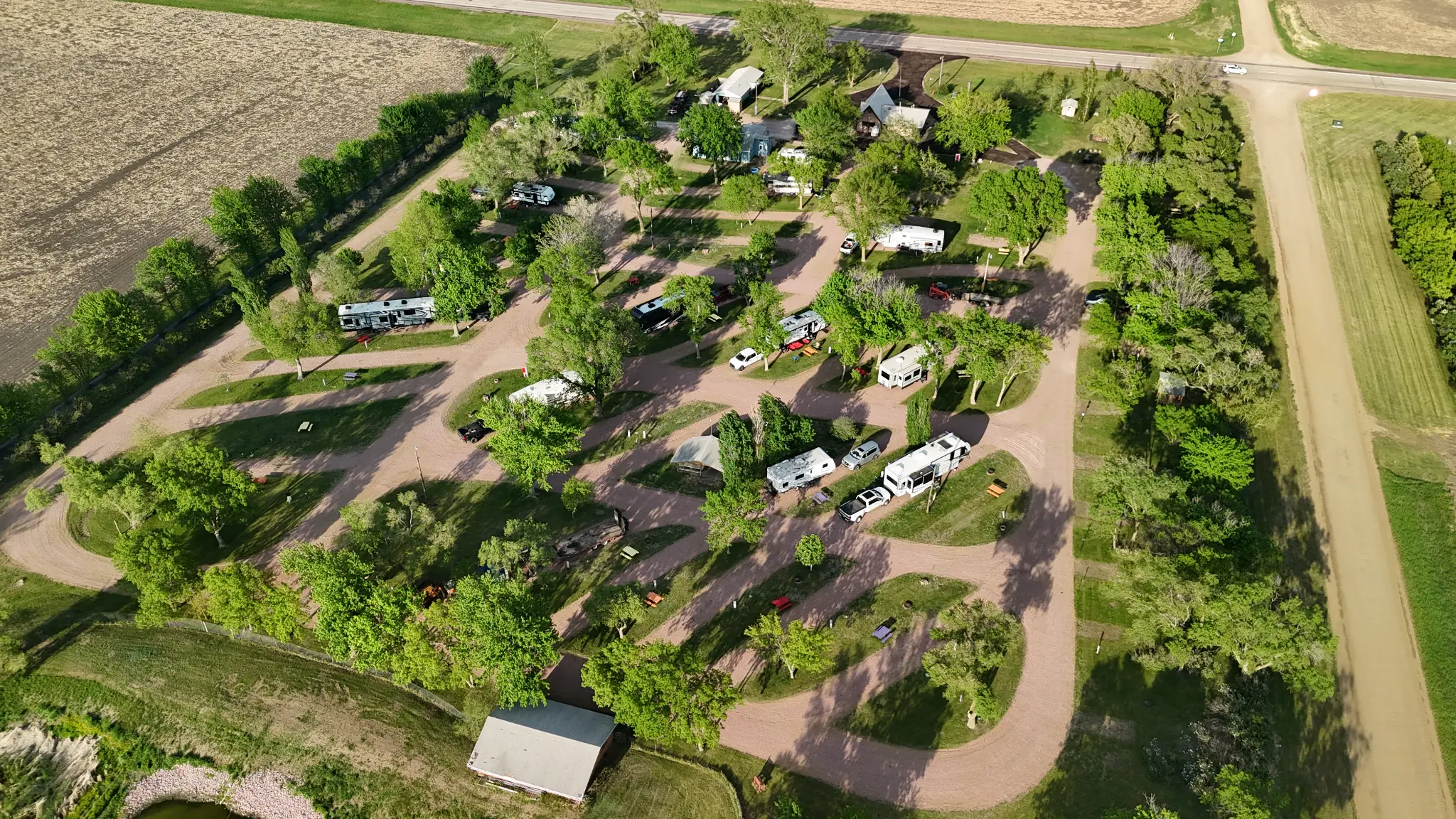 Evening at the campground